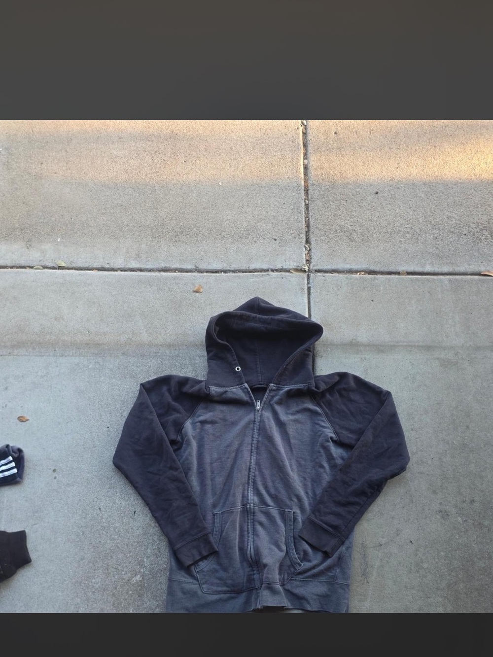 Champion Men's Two-Tone Dark Gray Full-Zip Hoodie